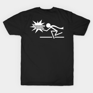 Superhero Ethics - White on Dark T-Shirt